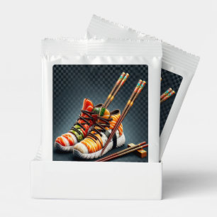 Sushi Sneakers with Chopsticks Humor Hot Chocolate Drink Mix