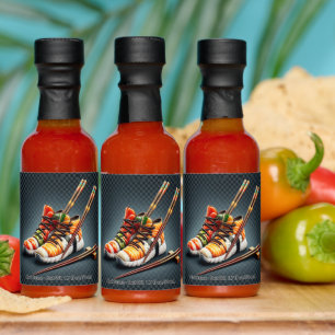 Sushi Sneakers with Chopsticks Humor Hot Sauces