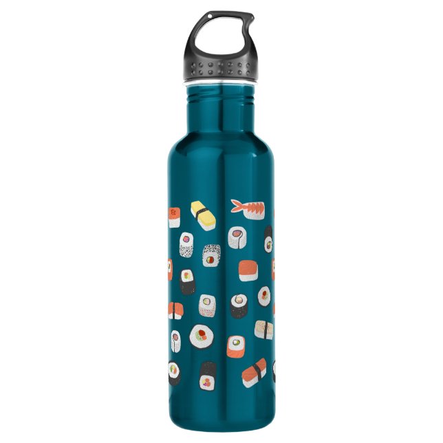 Sushi Stainless Steel Water Bottle (Front)