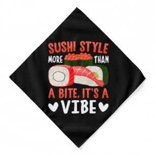 Sushi Style More Than a Bite Bandana