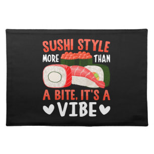 Sushi Style More Than a Bite Cloth Placemat
