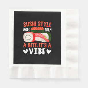 Sushi Style More Than a Bite Napkins