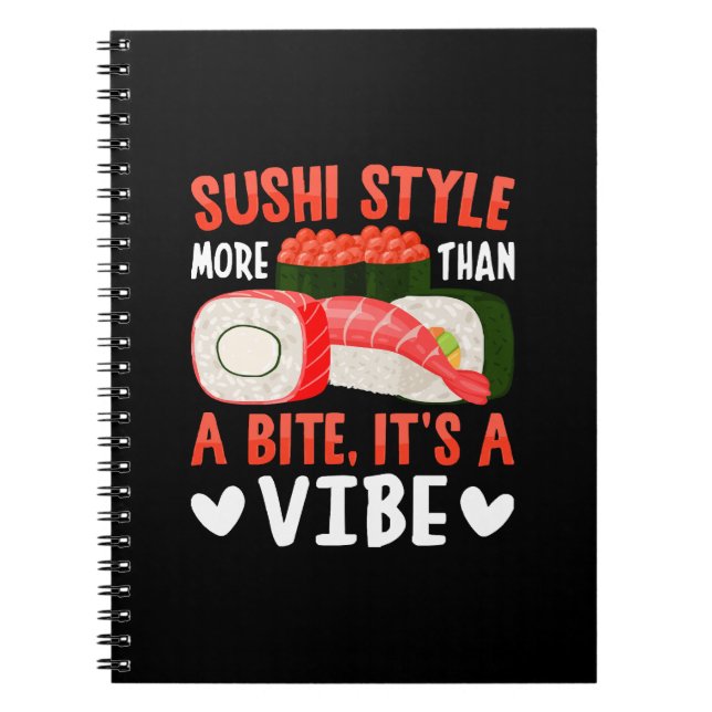 Sushi Style More Than a Bite Notebook (Front)