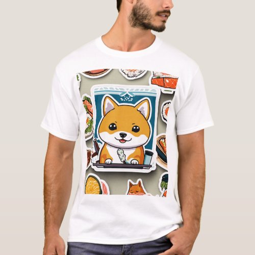 Sushi Surfer Vibes Adventure Bites Collection T_Shirt