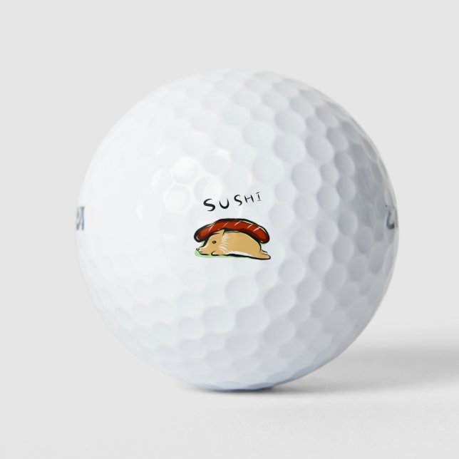Sushi SUSHI Kogi Golf Balls (Front)