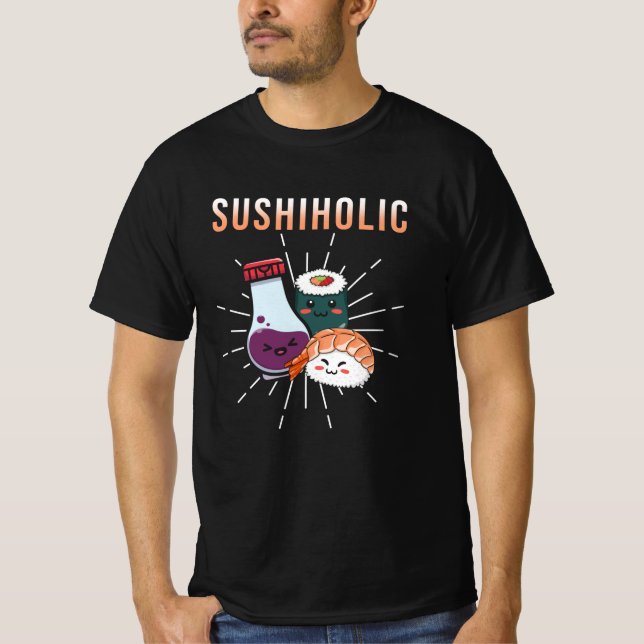 Sushi Sushiholic T-Shirt (Front)
