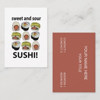 Sushi Sweet and Sour Sushi