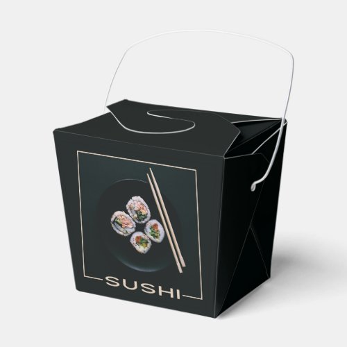 Sushi take_out favor boxes
