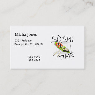 Sushi Time Business Card