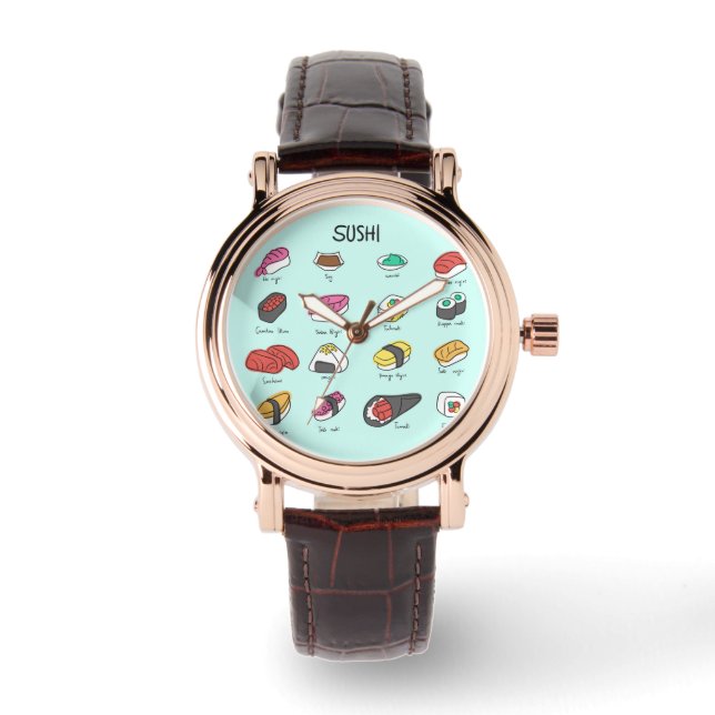 Sushi Time! Get your sushi flavored time piece! Watch (Front)