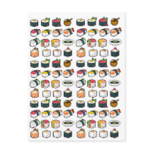 Sushi Variety Postcard