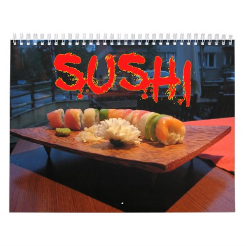 Sushi Wall Calendar