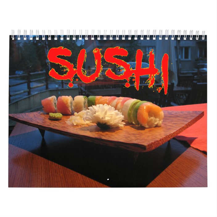 Sushi Wall Calendar