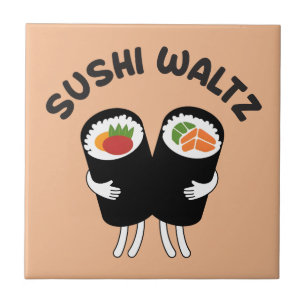 Sushi Waltz Ceramic Tile