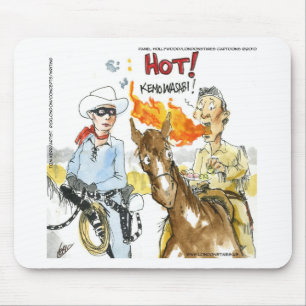 #Sushi Wasabi Of The Old West Funny Gifts Etc Mouse Pad