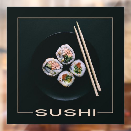 SUSHI WINDOW CLING