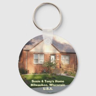 Susie & Tony's Home Keychain