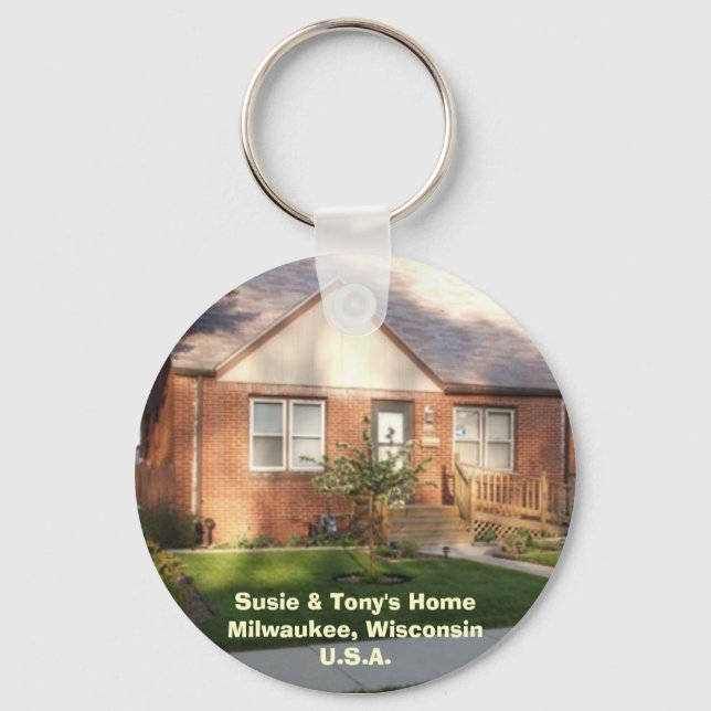 Susie & Tony's Home Keychain (Front)