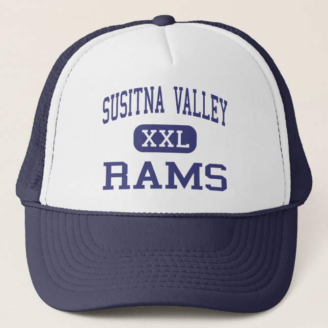 Susitna Valley - Rams - High - Talkeetna Alaska Trucker Hat (Front)
