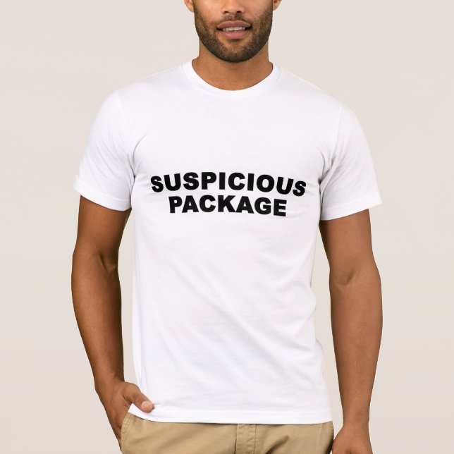 Suspcious Package Tee (Front)