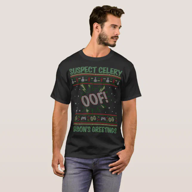 Suspect Celery™ Official 2020 Gamer Ugly Sweater | Zazzle