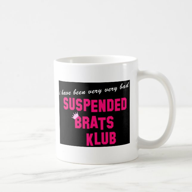 Suspended Brats Klub Coffee Mug (Right)