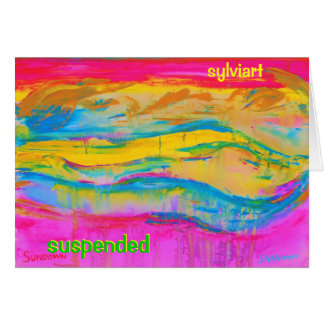 SUSPENDED copyright 2011 SylviART Cards