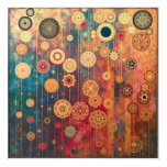 Suspended Gold Acrylic Print