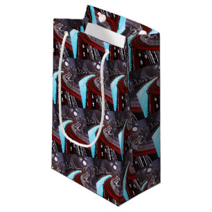 Suspended over the Blue Painting by Alfred Fox Small Gift Bag