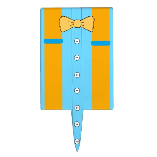 Suspenders and Bow Ties Boys Birthday Party Cake Topper