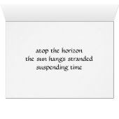 "Suspending Time" Dunedin Marina Cards (Inside Horizontal (Bottom))