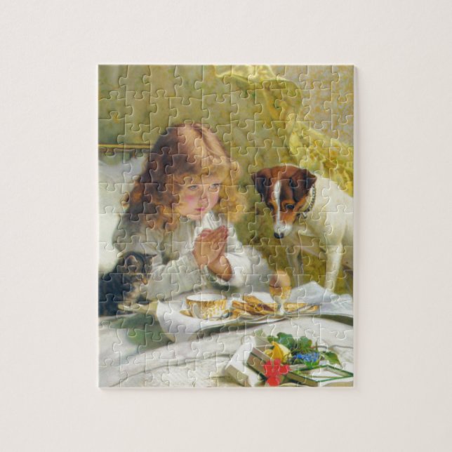 Suspense by Charles Burton Barber Jigsaw Puzzle (Vertical)