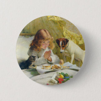 Suspense by Charles Burton Barber Pinback Button