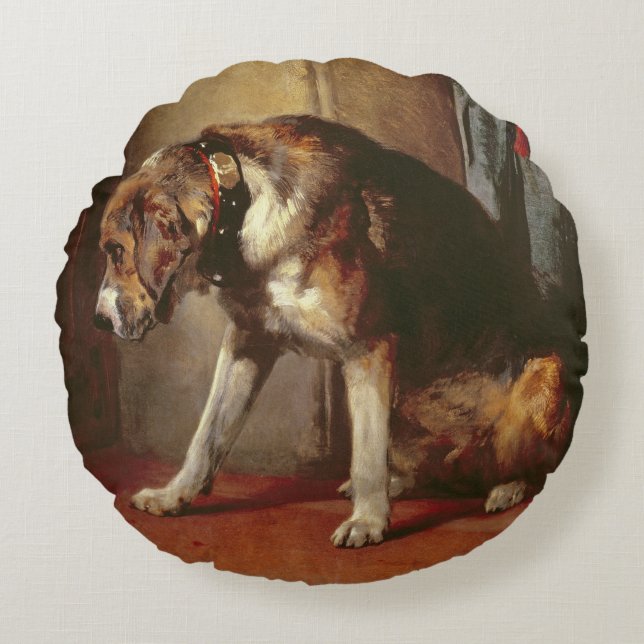 Suspense Round Pillow (Front)