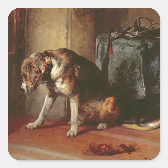 Suspense Square Sticker (Front)