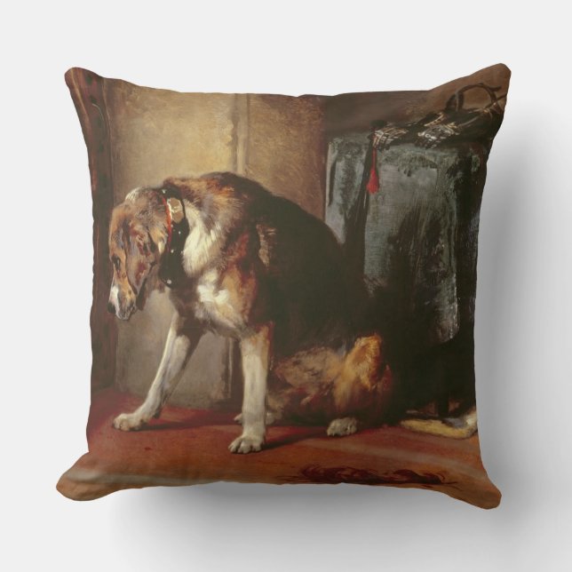 Suspense Throw Pillow (Front)