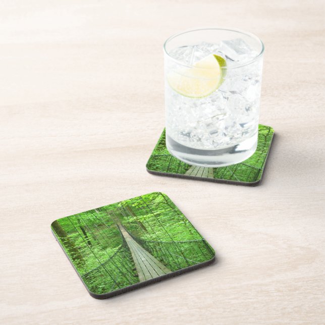 Suspension Bridge Beverage Coaster (Right Side)