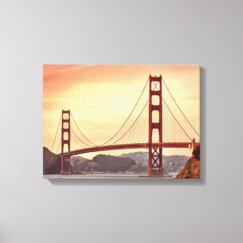 Suspension bridge canvas print