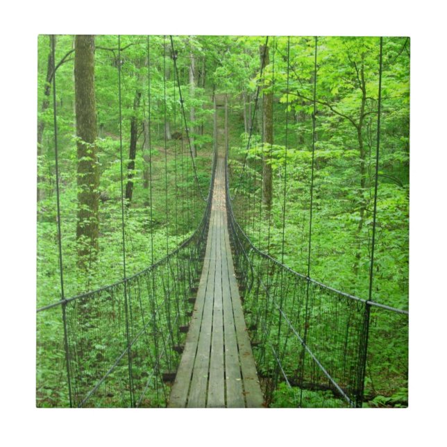 Suspension Bridge Ceramic Tile (Front)