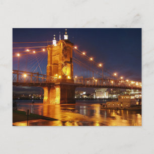 SUSPENSION BRIDGE CINCINNATI. OHIO Postcards