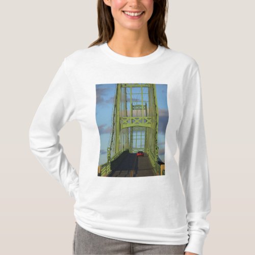 Suspension bridge onto Little Deer Isle T_Shirt