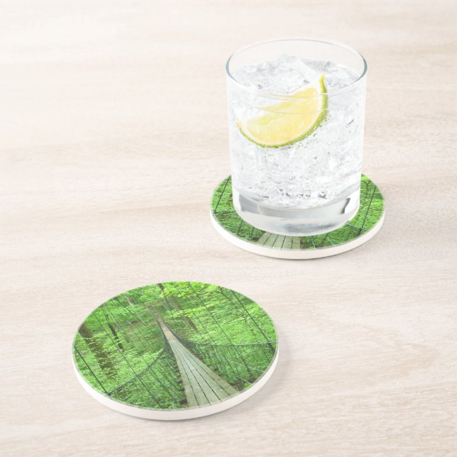 Suspension Bridge Sandstone Coaster (Side)