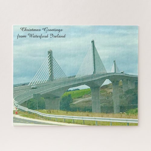 Suspension Bridge Waterford Ireland Jigsaw Puzzle