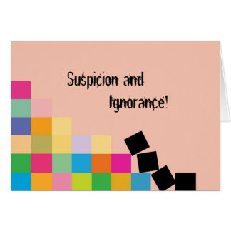 Suspicion and Ignorance! Cards