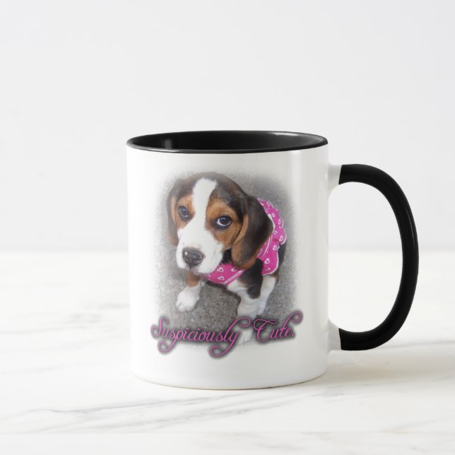Suspiciously Cute Beagle mug (Right)