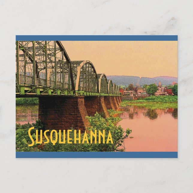Susquehanna River Postcard (Front)