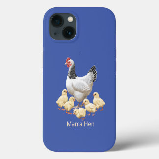 Sussex Chicken Mama Hen and Chicks iPhone 13 Case