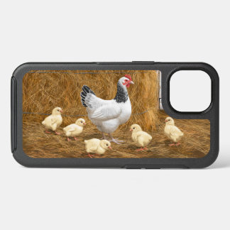Sussex Chicken Mama Hen and Chicks iPhone 13 Case