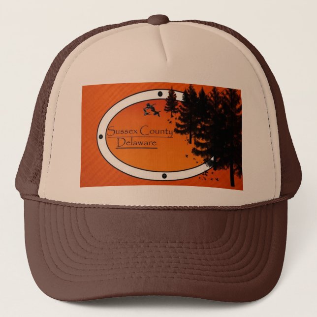 Sussex County Delaware Trucker Hat (Front)