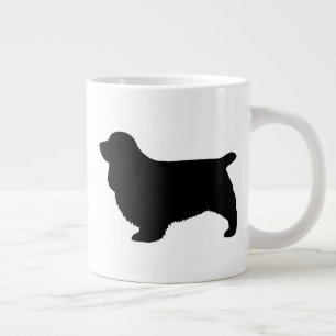 Sussex Spaniel Dog Breed Silhouettes Giant Coffee Mug